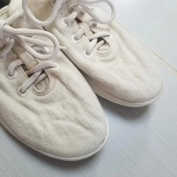All Birds Off White Merino Wool Sneakers 9 - Picture 6 of 12